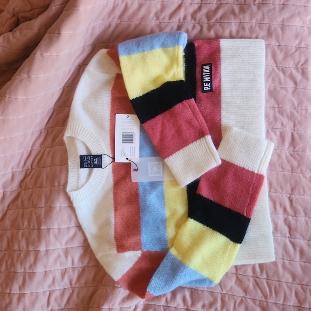 P.E. Nation crop sweater